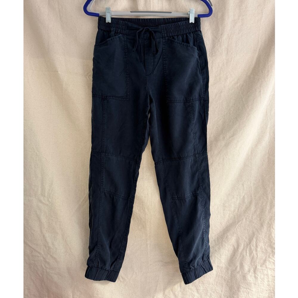 Banana Republic Navy Blue Joggers Women’s size 4 100% Lyocell Pants